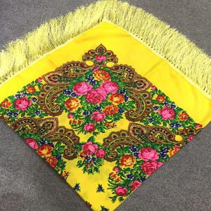 روسری و شال ابریشمی ترکمن - شال و چارقد ترکمن-صنایع-دستی-یگانه-اکسیر-سلامت-Turkmen scarf-Handicrafts industrial-yesco724