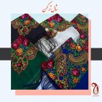 شال و روسری ترکمن-پوشاک سنتی - شال و چارقد ترکمن-صنایع-دستی-یگانه-اکسیر-سلامت-Turkmen scarf-Handicrafts industrial-yesco724