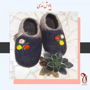 پاپوش-نمدی-پاپوش نمدی کودک-پاپوش نمدی بچگانه-دمپایی-نمدی-Felt-shoes-Handicrafts-yesco725-1